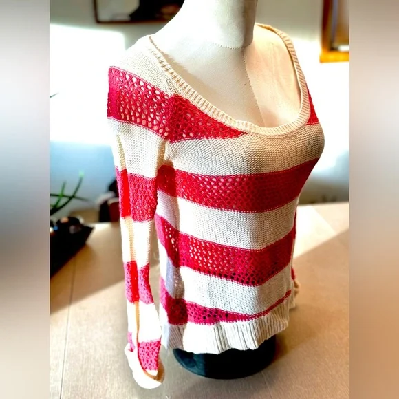 ROXY STRIPED LIGHTWEIGHT SWEATER - Picture 3 of 8